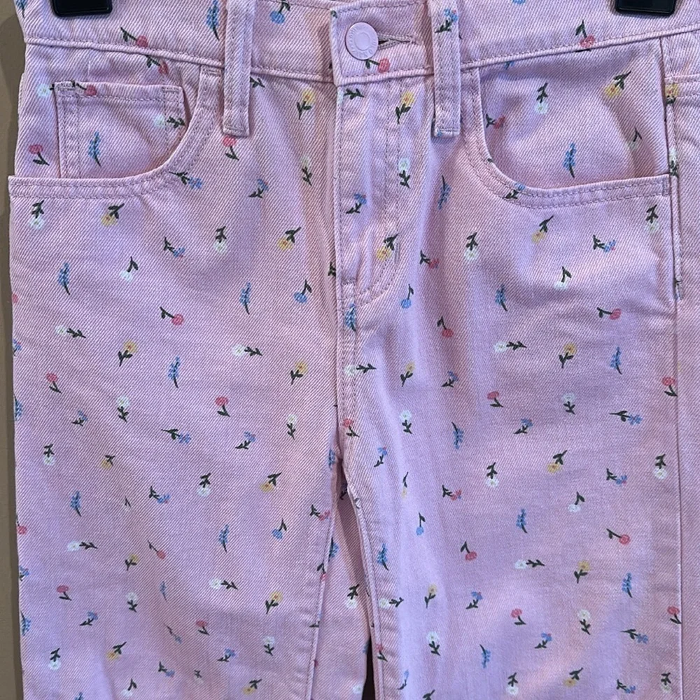 Old navy High-Waisted Embroidered Baggy Wide-Leg Jeans for Girls